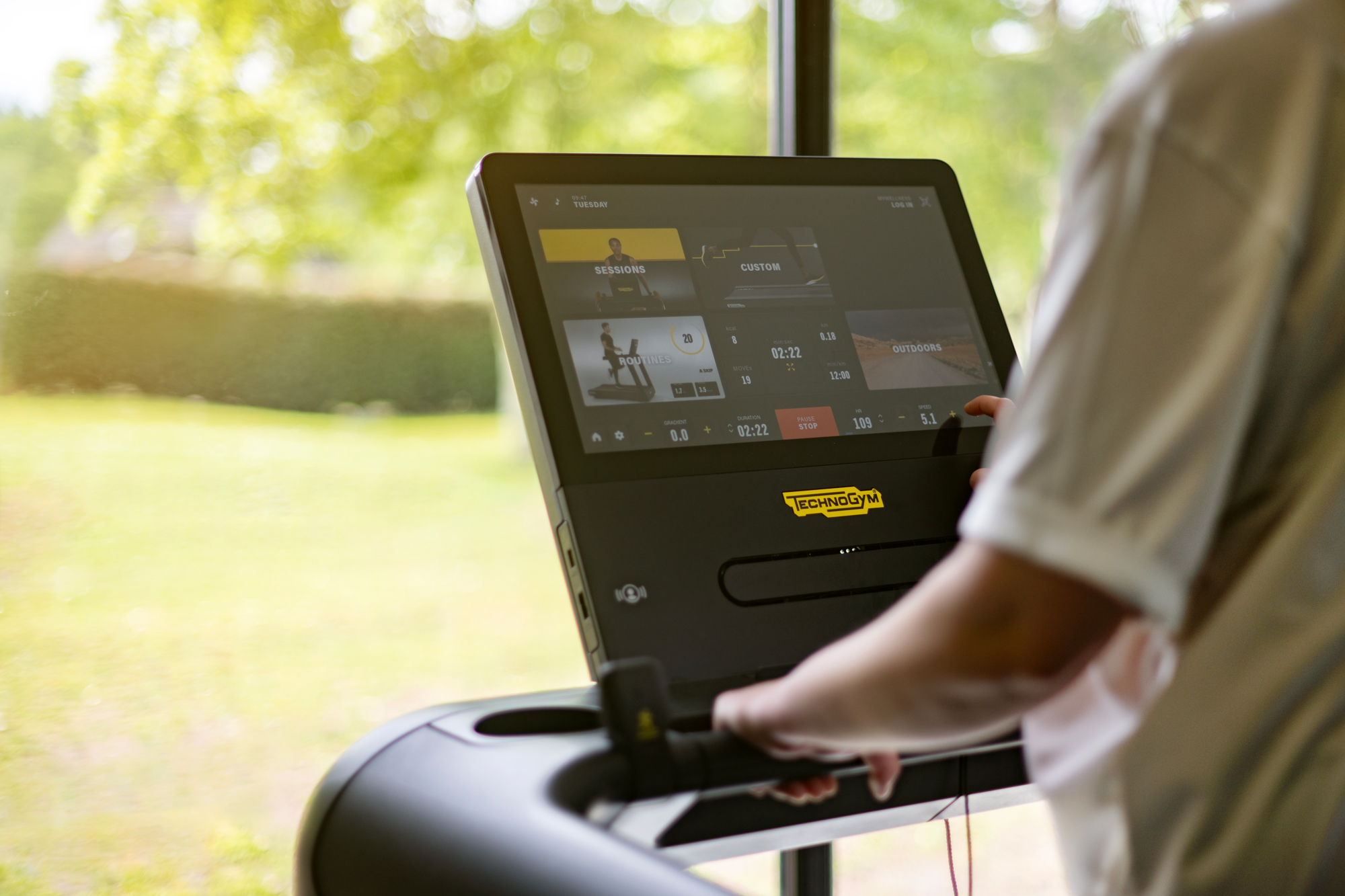 Technogym equipment.